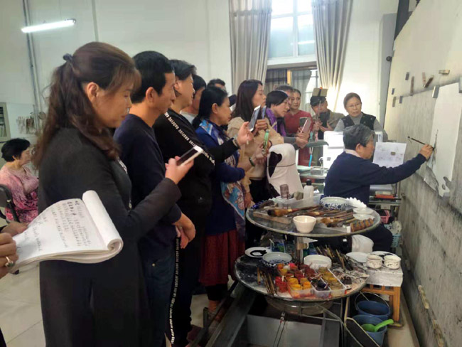 导师于志学亲自授课