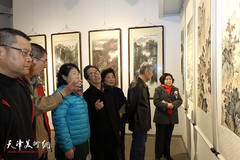 天津山水画研究会举办成立20周年书画作品邀请展