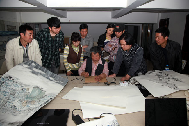 2012年于志学为学员讲课