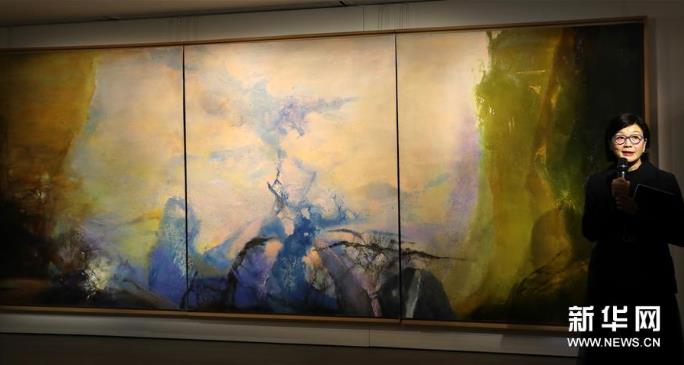 赵无极大型作品将亮相佳士得香港春拍