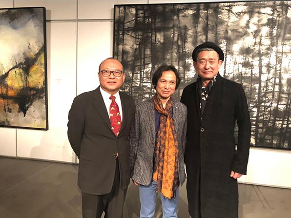 ��ˮī֮�⡱��������������Ҷ��ǧ��ƷѲչ�����Ļ