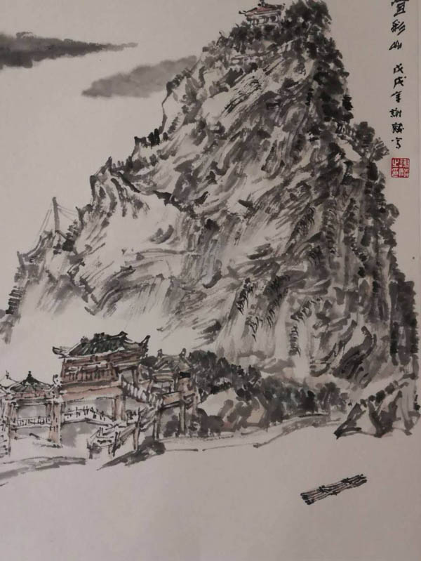 徽州印象--走进于志学黄山艺术馆、齐云山写生