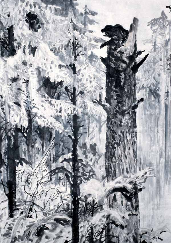 1978年 密林中 136x96cm 30456-101.jpg 1978年 密林中 136x96cm 30456-101.jpg