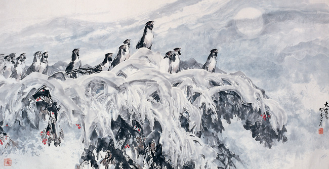 冬之歌 68x136cm 1983年 于志学.jpg 冬之歌 68x136cm 1983年 于志学.jpg