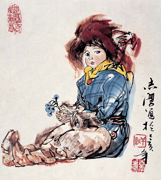1995年 鄂族少年24x27cm.jpg 1995年 鄂族少年24x27cm.jpg