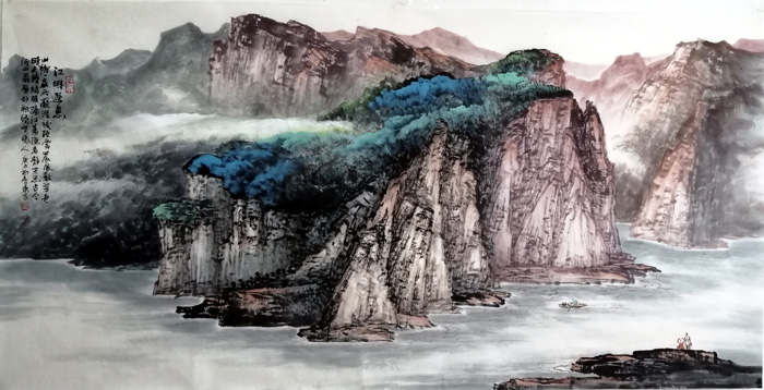 1江畔遐思 刘东方 2020年于黄山.jpg 1江畔遐思 刘东方 2020年于黄山.jpg
