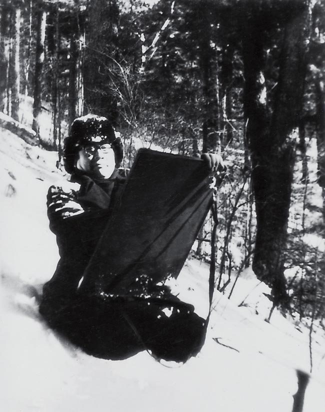1976年于志学在大兴安岭北坡体验生活.jpg 1976年于志学在大兴安岭北坡体验生活.jpg