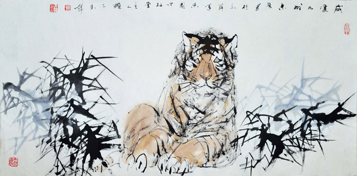 虎虎生威 68x136cm 2015年IMG_5781.JPG 虎虎生威 68x136cm 2015年IMG_5781.JPG