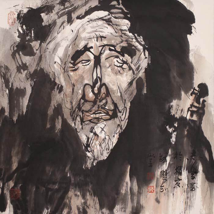 2002年 北方先民头像 68x68cm.JPG 2002年 北方先民头像 68x68cm.JPG
