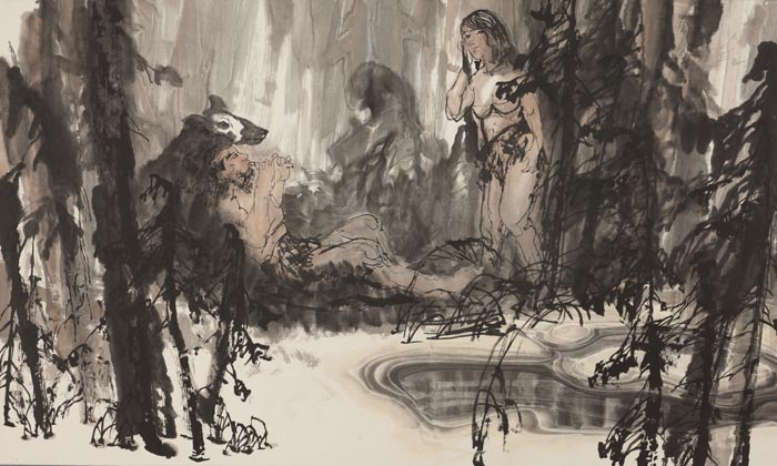 北方森林童话68x136cm 1996年 A_1058.JPG 北方森林童话68x136cm 1996年 A_1058.JPG
