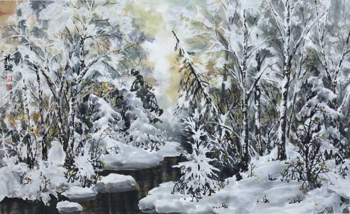 张军 银装素裹 68x100cm 2012年.jpg 张军 银装素裹 68x100cm 2012年.jpg
