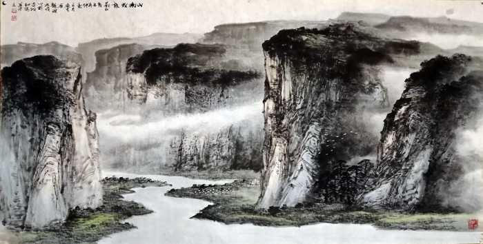 23、山乡牧放 太和给李涛现场画 (2).jpg 23、山乡牧放 太和给李涛现场画 (2).jpg