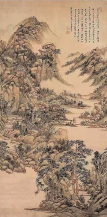 王原祁 作品画坛正统"四王"天下—南京博物院藏清代"四王"绘画展本