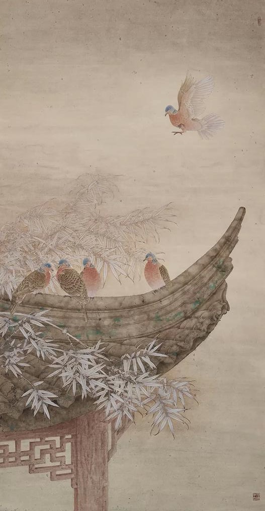 陈禾青师生工笔画作品展在福建厦门启幕