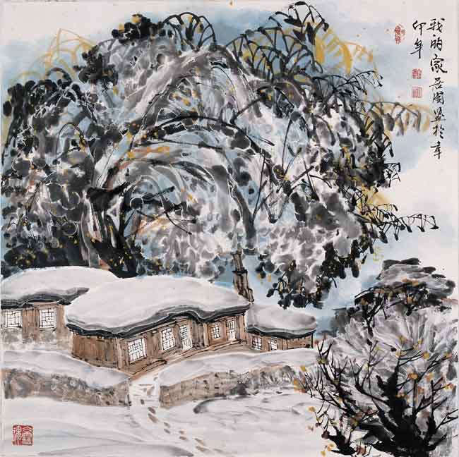 徐居国《我的家》68x68cm.jpg 徐居国《我的家》68x68cm.jpg