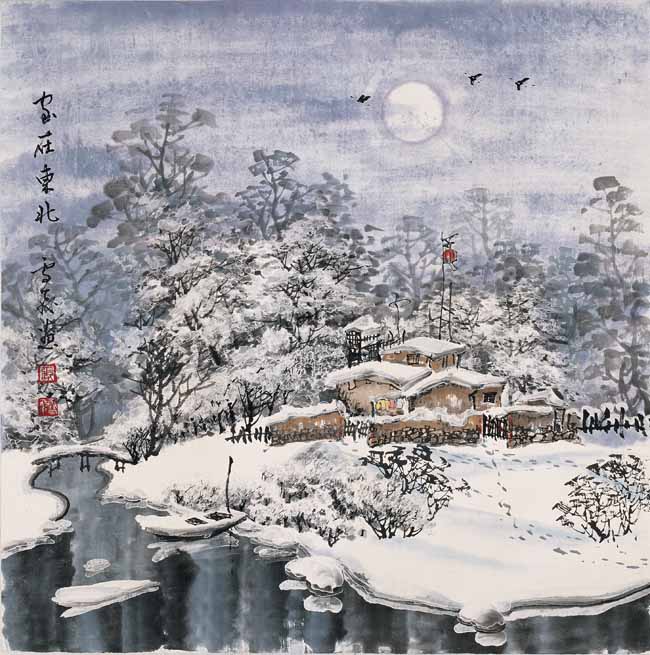 张雪飞《家在东北》68x68cm.jpg 张雪飞《家在东北》68x68cm.jpg