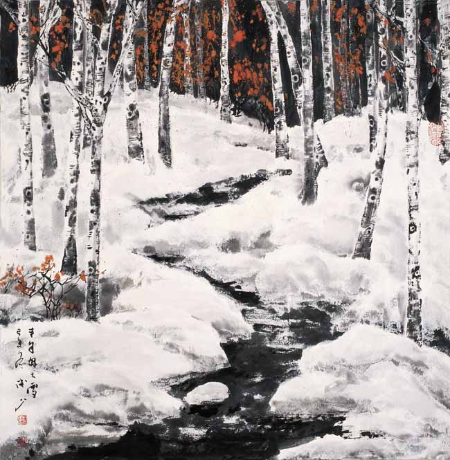高成山 丰年好大雪 68×68 2010年.jpg 高成山 丰年好大雪 68×68 2010年.jpg