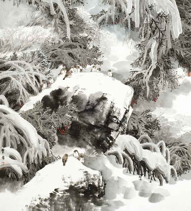 孙秉臣 雪月无声68×68 2008年.jpg 孙秉臣 雪月无声68×68 2008年.jpg