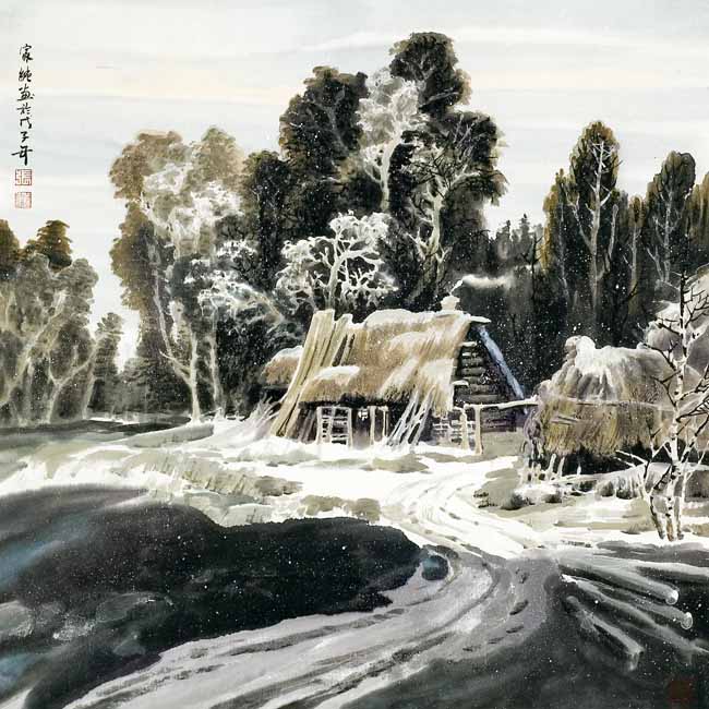 张家纯 秋林晓雪 68x68 2008年.jpg 张家纯 秋林晓雪 68x68 2008年.jpg