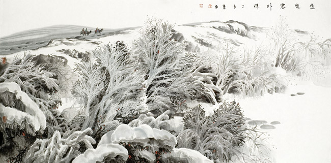 84-孙秉臣《悠悠塞外情》135×69cmDSC_9236.jpg 84-孙秉臣《悠悠塞外情》135×69cmDSC_9236.jpg