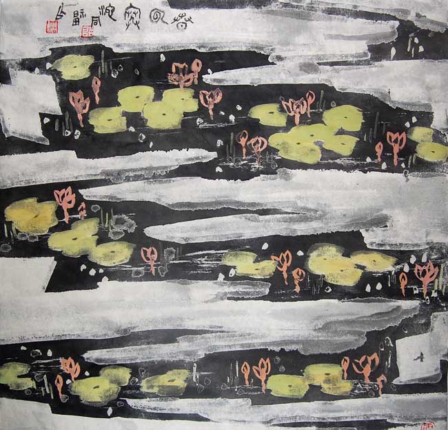 65-邵同福 春回玉池 68x68 2009年.jpg 65-邵同福 春回玉池 68x68 2009年.jpg