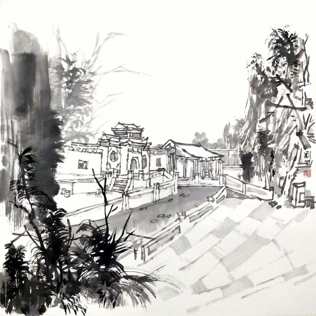 晋祠公园42cmx42cm(软卡).jpg 晋祠公园42cmx42cm(软卡).jpg