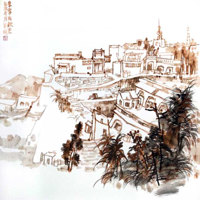 李家山秋色42cmx42cm(软卡).jpg 李家山秋色42cmx42cm(软卡).jpg