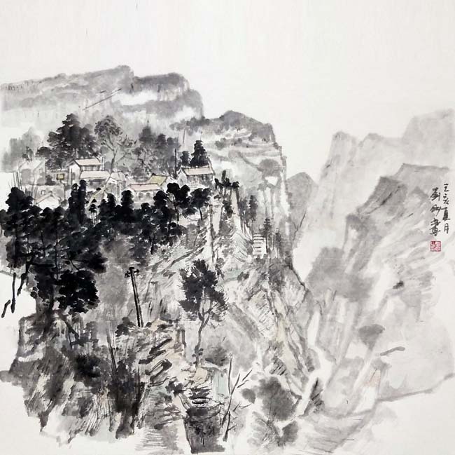 岳家寨写生40cmx40cm(软卡).jpg 岳家寨写生40cmx40cm(软卡).jpg