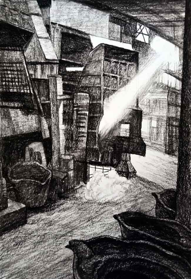 李玉明《熔炼车间写生》30x20cm.jpg 李玉明《熔炼车间写生》30x20cm.jpg