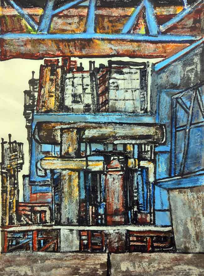 何永飞《冶炼晨曲》30x20cm.jpg 何永飞《冶炼晨曲》30x20cm.jpg