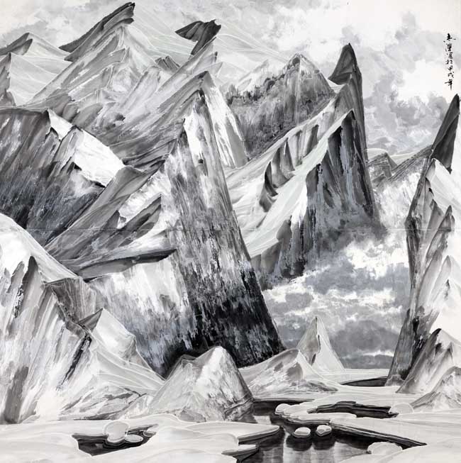 3- 冰雪山水画用墨 《银域清魂》1994年 A_0779.jpg 3- 冰雪山水画用墨 《银域清魂》1994年 A_0779.jpg