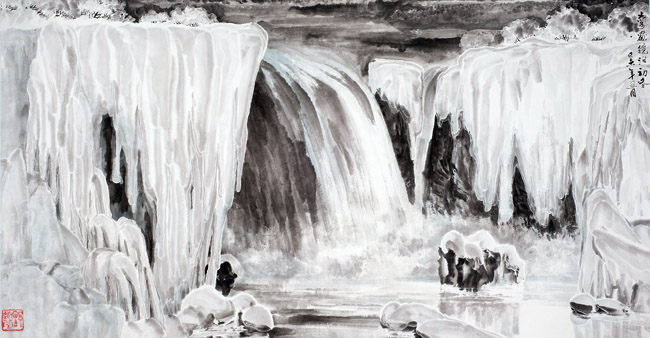6-1979年 镜泊瀑布 90X154cm DSC_8947.JPG 6-1979年 镜泊瀑布 90X154cm DSC_8947.JPG