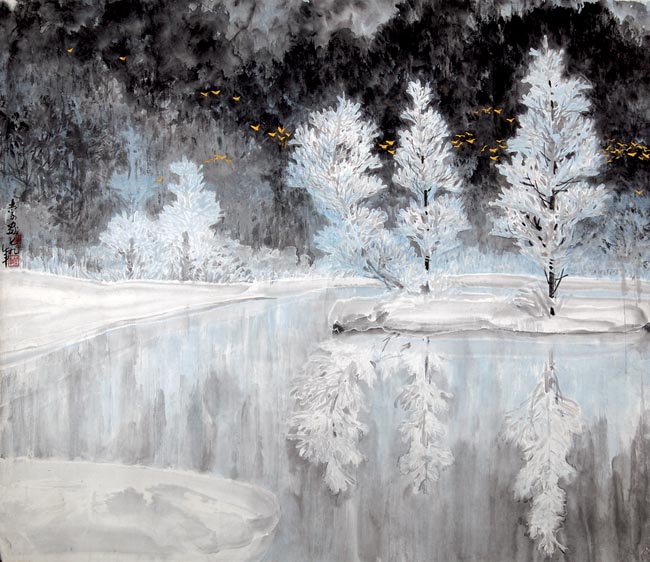 10-1979 年 于志学 倩影婀娜 97X120cm .jpg 10-1979 年 于志学 倩影婀娜 97X120cm .jpg