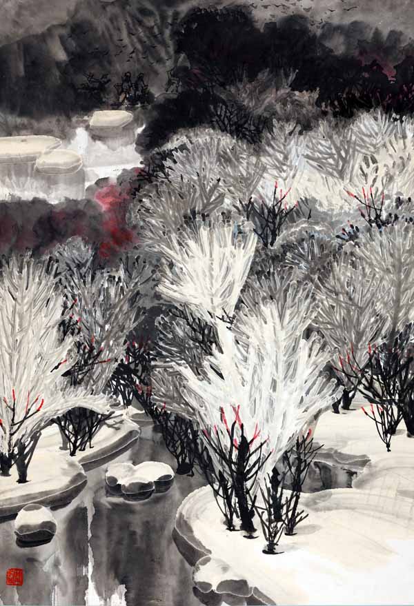 23-1983年 雪融天色2 95X65cm A_0543.jpg 23-1983年 雪融天色2 95X65cm A_0543.jpg