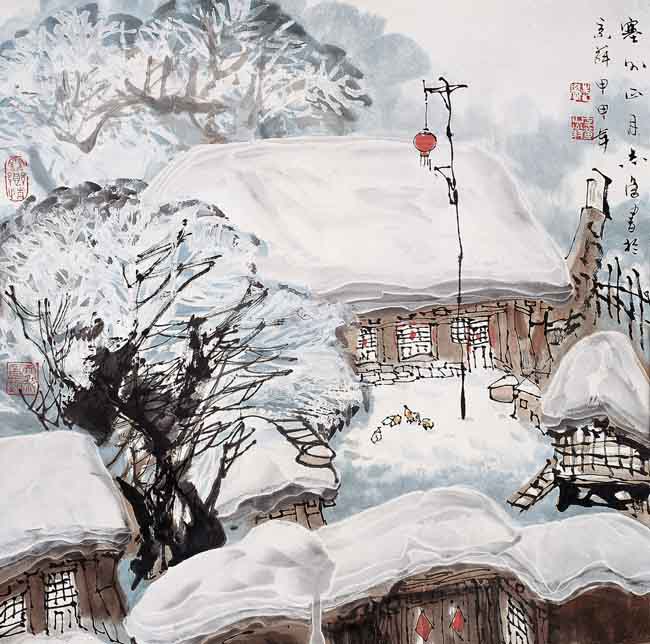 13-2004年 塞外正月 68x68cm .jpg 13-2004年 塞外正月 68x68cm .jpg