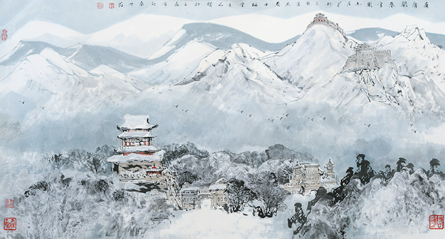 22-2012年 于志学 居庸关春雪图 68X136CM 2012年 IMG_6681.jpg 22-2012年 于志学 居庸关春雪图 68X136CM 2012年 IMG_6681.jpg