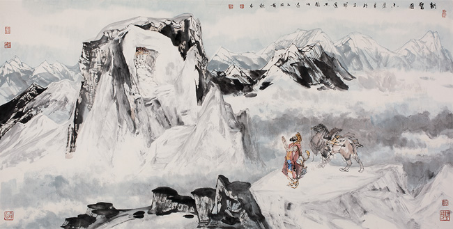 46-2009 于学志 《朝圣图》代表作 145×270.jpg 46-2009 于学志 《朝圣图》代表作 145×270.jpg