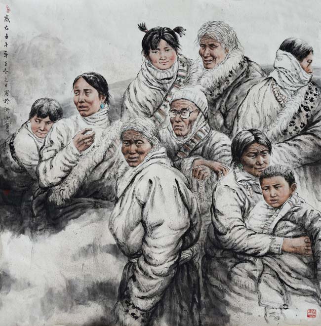 《秋风时节》125x125cm2002年.JPG 《秋风时节》125x125cm2002年.JPG