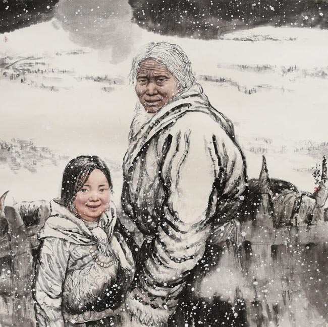 《早春》122x124cm2002年.JPG 《早春》122x124cm2002年.JPG